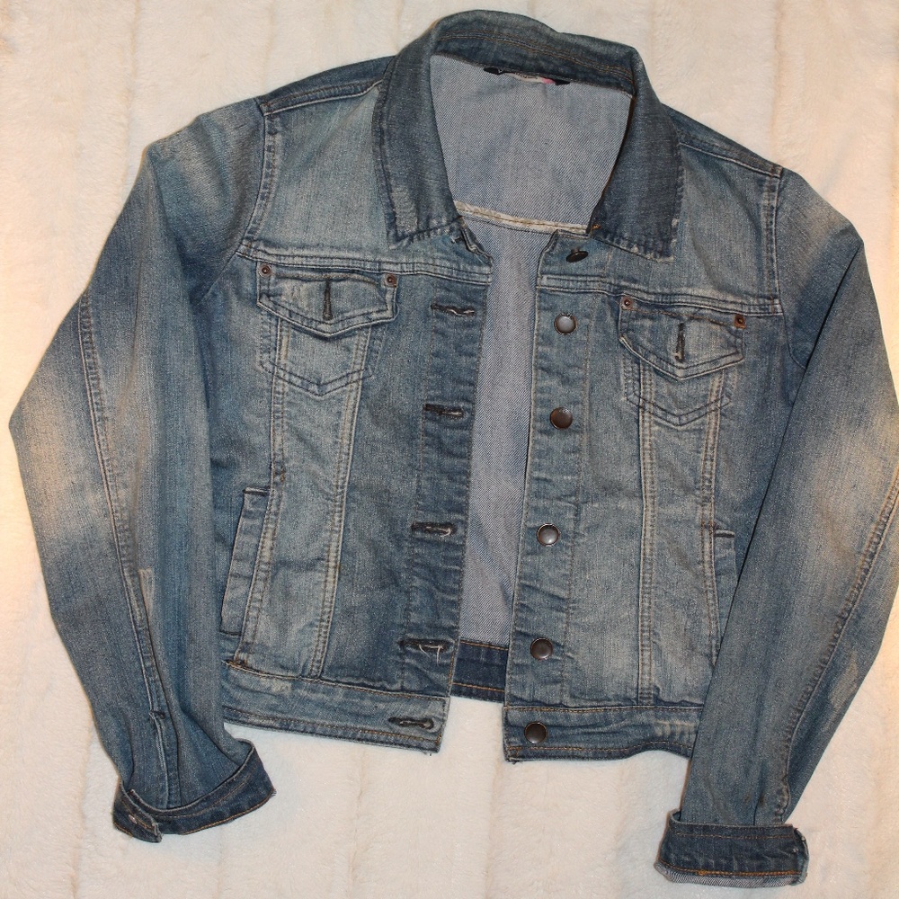 Bluenotes cropped jean jacket